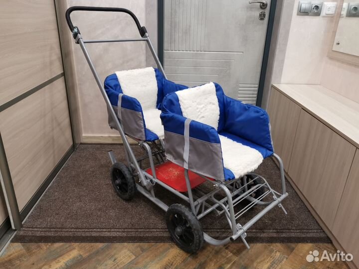 Санки для двойни усиленные