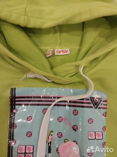 Батник для девочки укороченный, 152