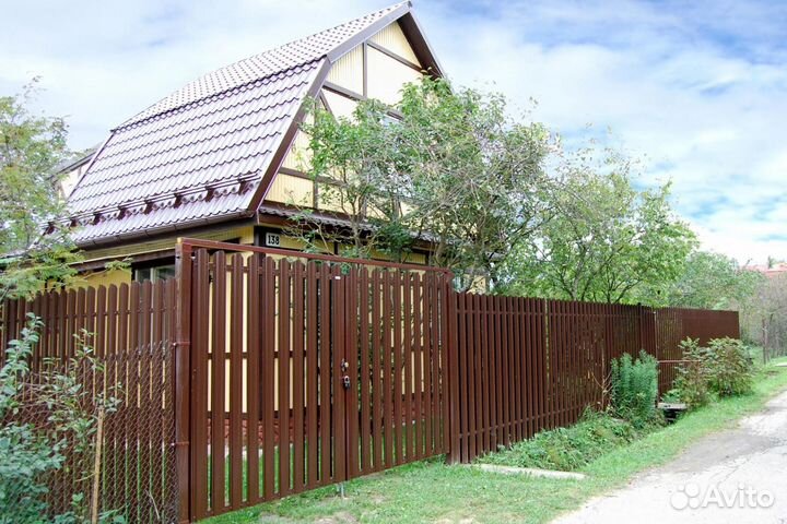 Штакетник Круглый фигурный 0,5 Satin Matt RAL 9005 черный, 1.00 м