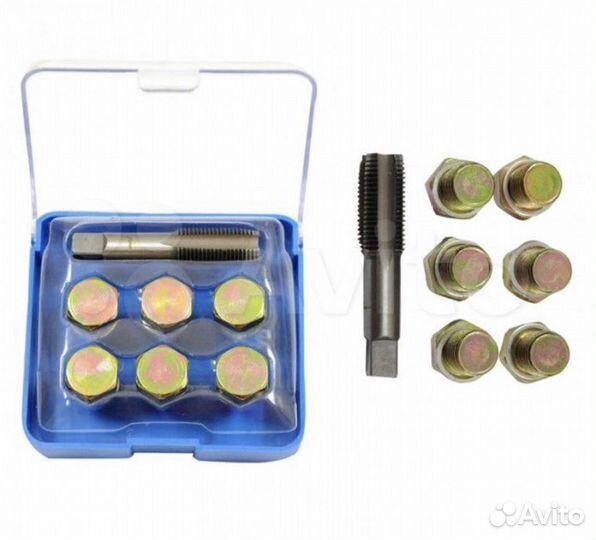 M15*1,5. Для восстановления резьбы сливных пробок