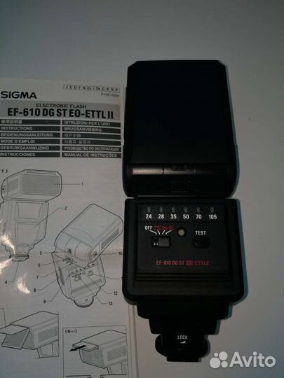 Вспышка sigma Ef-610 DG St