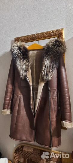 Дубленка натуральная женская 46 48