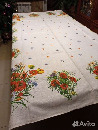 Скатерть лён СССР