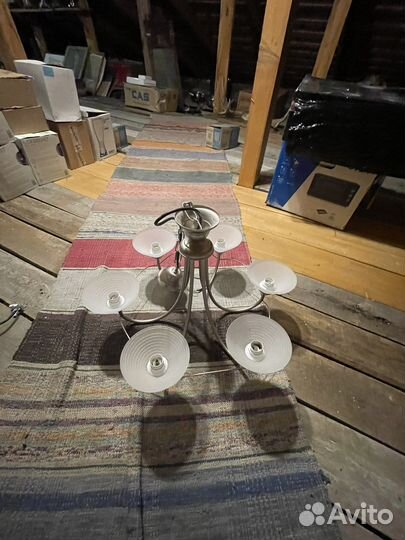 Люстра потолочная бу