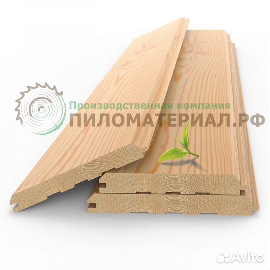 Имитация бруса лиственница 20х140 сорт ав