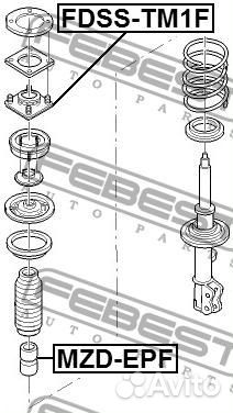 Опора амортизатора ford maverick 00-06 пер.подв