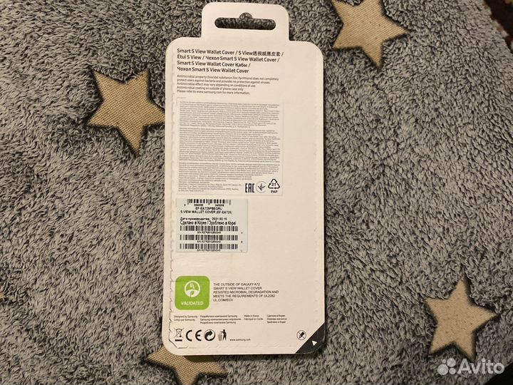 Чехол книжке Samsung A72 оригинал