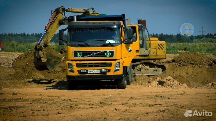 Грунт для отсыпки доставка от 100 кубометров