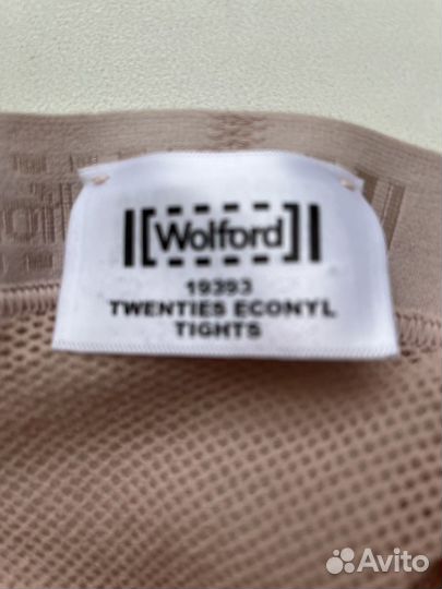 Колготки в сеточку Wolford Twenties M Пудровые