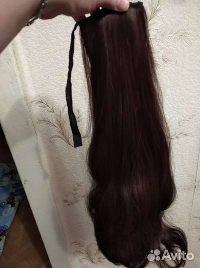 Хвост шиньон накладной