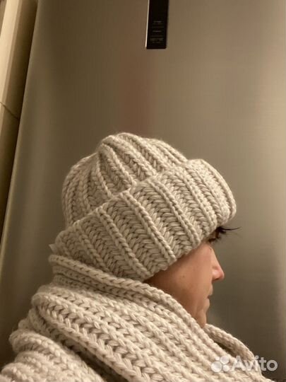 Комплект шапка и снуд