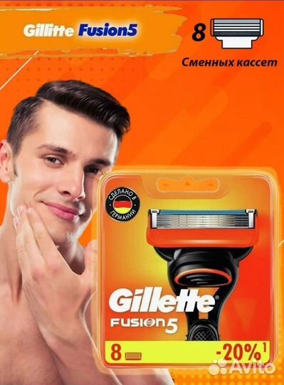 Сменные кассеты gillette fusion 5