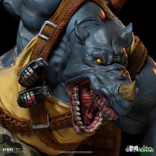Iron Studios 1/10 tmnt Черепашки-ниндзя Rocksteady