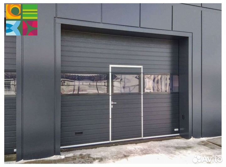 Секционные ворота alutech