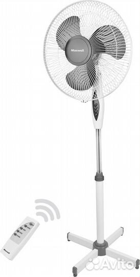 Вентилятор напольный maxwell MW-3545 W