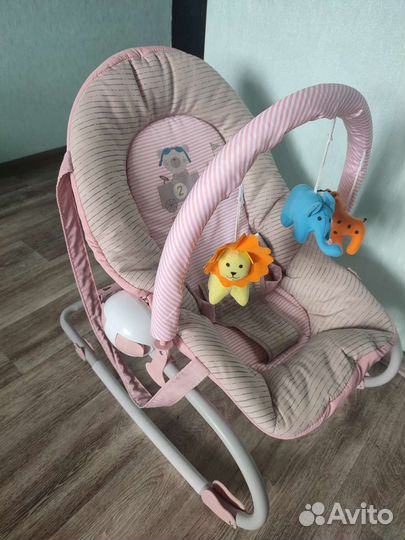 Шезлонг для новорожденных бу