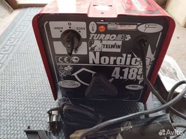 Сварочный аппарат Telwin Nordica 4.185 Turbo, MMA