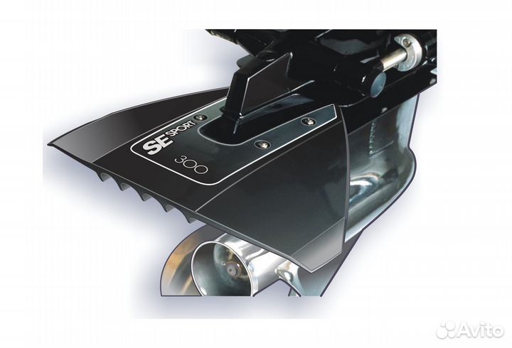 Гидрокрыло лодочного мотора до 300 л.с. серое запч