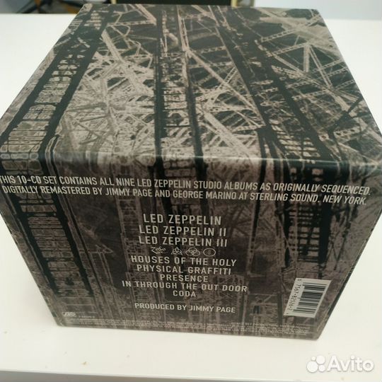 CD диски фирменные BOX SET LED zeppelin (USA)