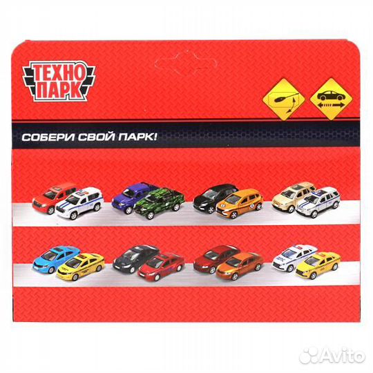 Машина Технопарк металл Автовездеход Полиция 12 см