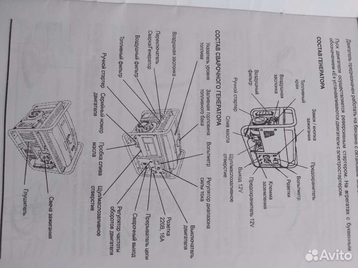 Генератор бензиновый elitech 4,5