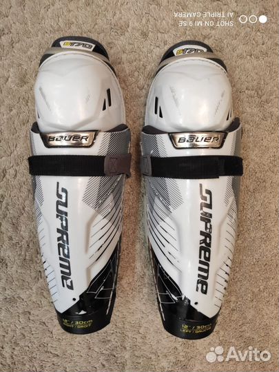 Щитки хоккейные детские Bauer Supreme S170, р 12