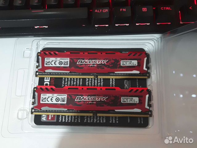 Оперативная память ddr4 16gb 2400 ballistix