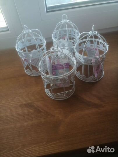 Декоративная интерьерная клетка - подсвечник