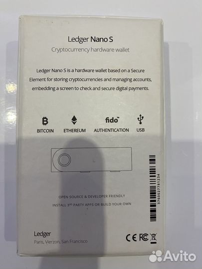 Ledger Nano S Криптокошелёк
