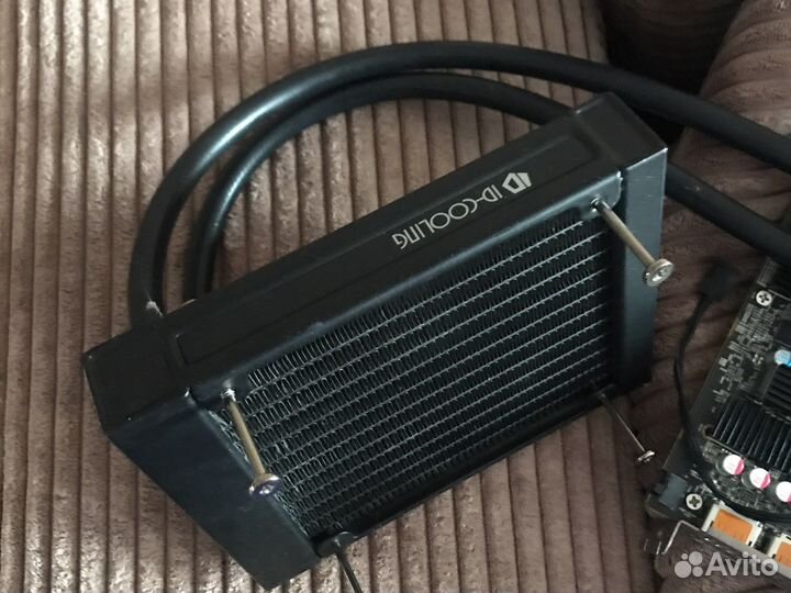 Видеокарта rx580 8gb с водяным охлаждением