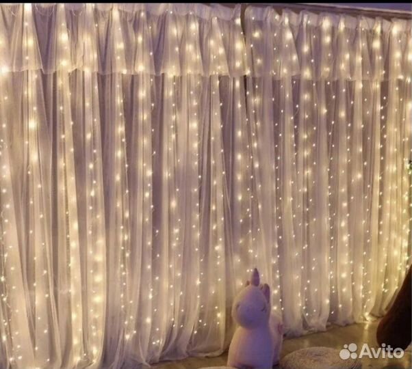 Гирлянда штора