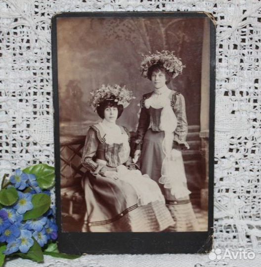 Антикварные старинные фотографии 1880-1900гг