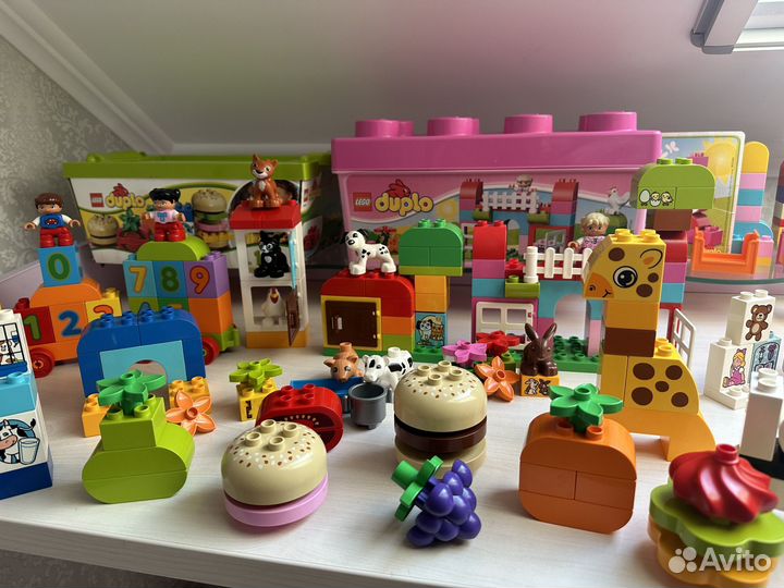 Lego duplo много наборов