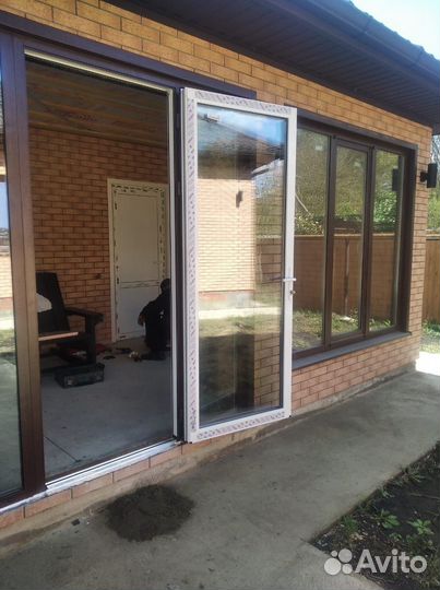 Алюминиевые портальные двери