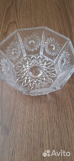 Ваза хрустальная СССР для фруктов