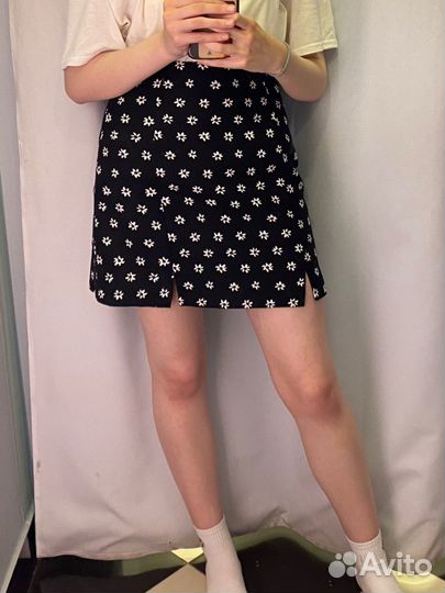 Льняная юбка новая