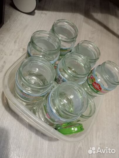 Баночки из под детского питания