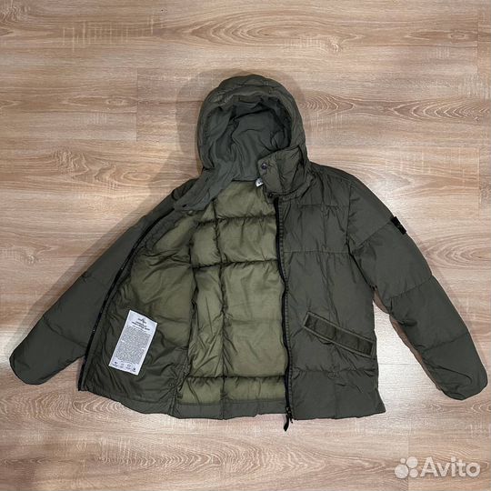 Пуховик Stone island crinkle reps