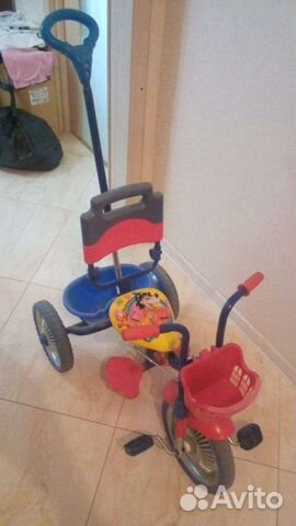 Детский велосипед б/у и детский самокат