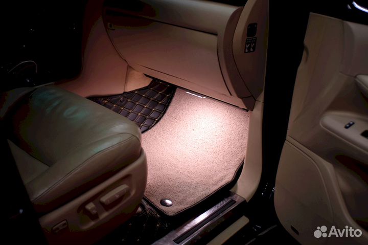 3Д коврики из экокожи Lexus