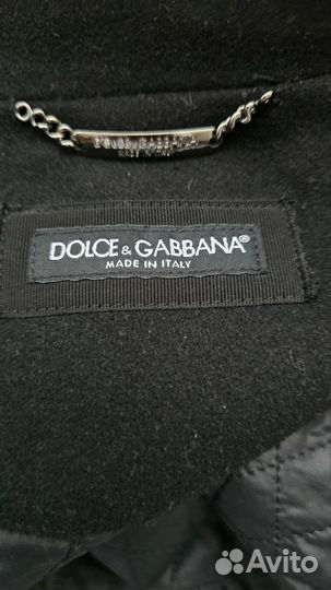 Полупальто бушлат мужское dolce gabbana