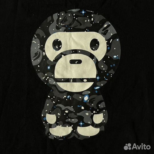 Футболка Bape Baby Milo Glow In The Dark