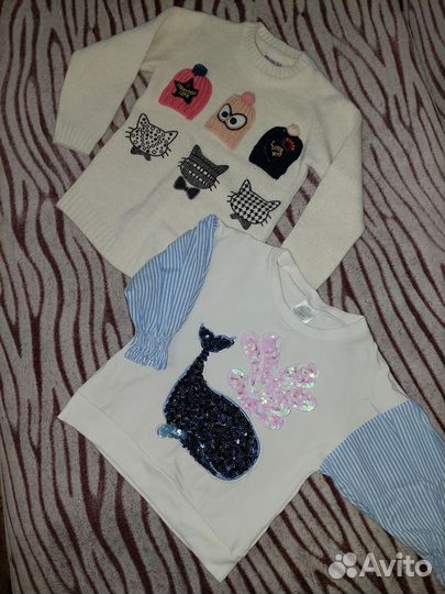Детская одежда для девочек пакетом
