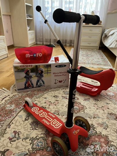 Самокат трехколесный Micro mini 2go deluxe plus