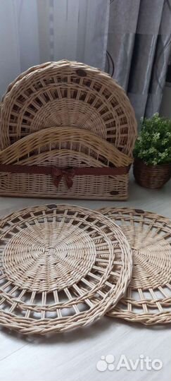 Плетеные салфетки