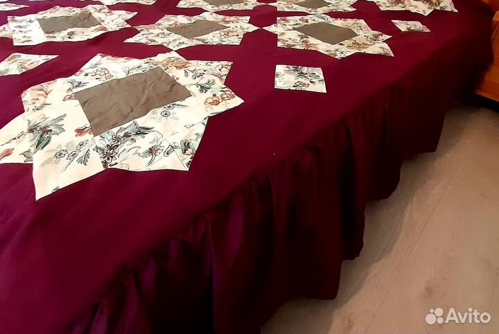 Покрывало на кровать пэчворк