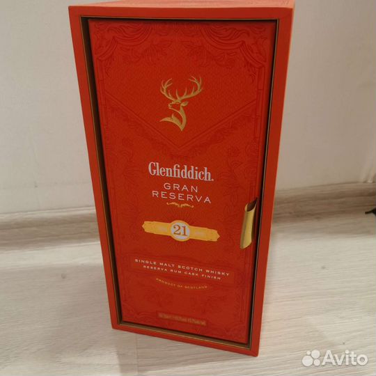 Бокс Glenfiddich gran reserva 21 years