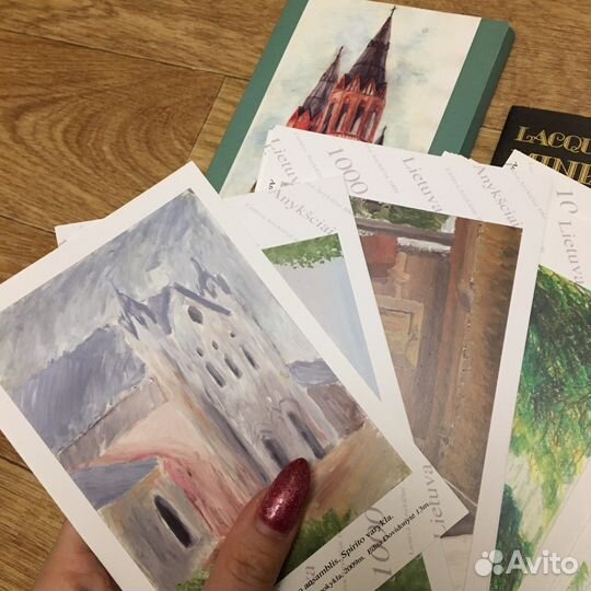 Наборы открыток карточек сувенирные