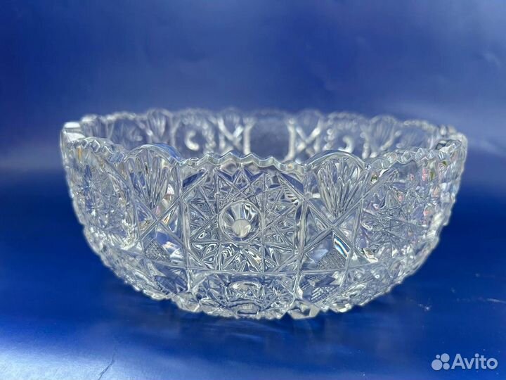 Салатник хрустальный большой СССР