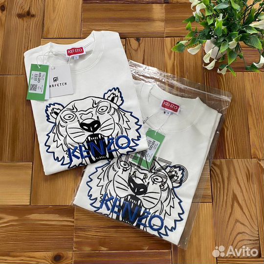 Футболка мужская Kenzo белая